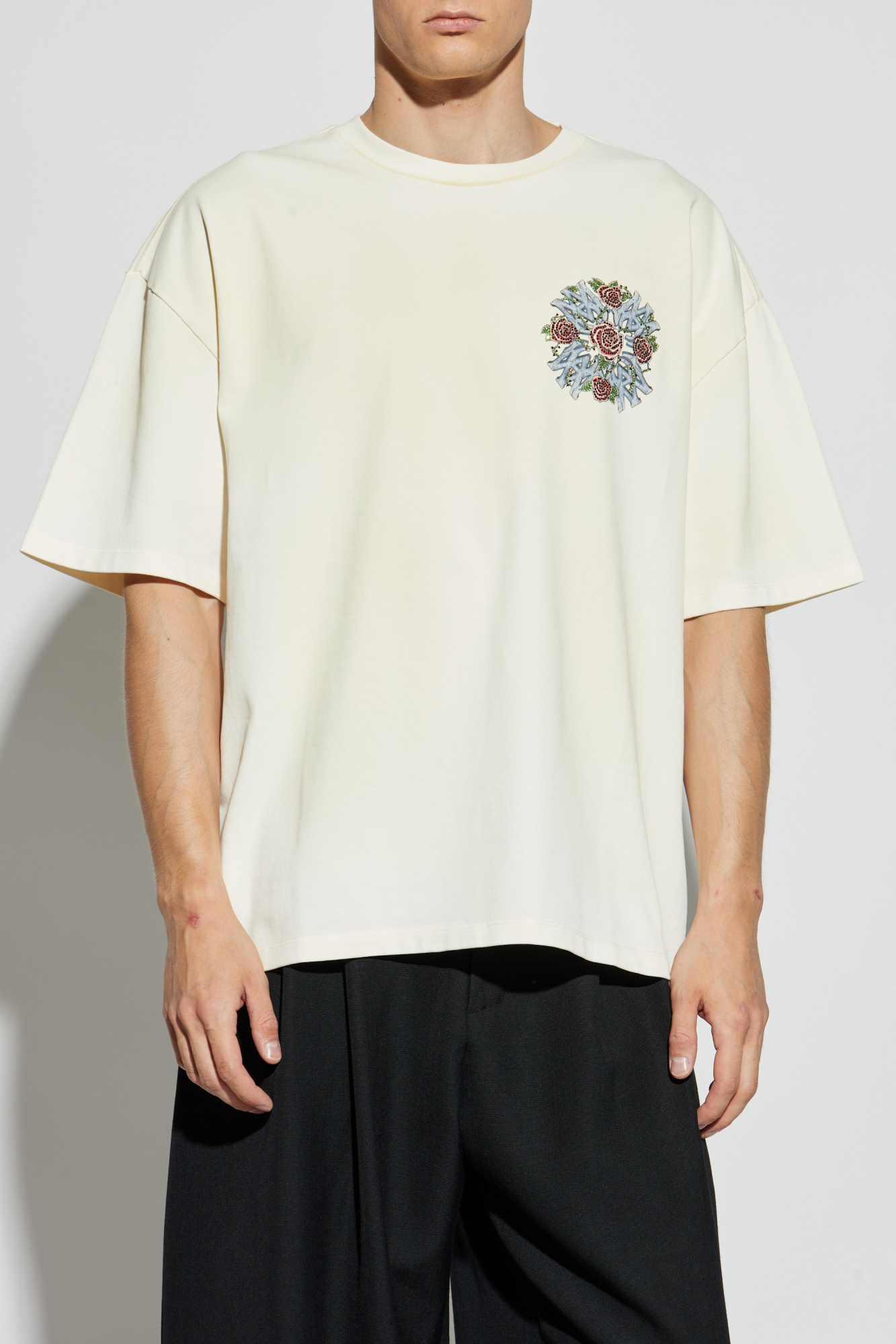 AMIRI 12y トップス Amiri Girl's Staggered Sequin Logo Short-Sleeve T-Shirt